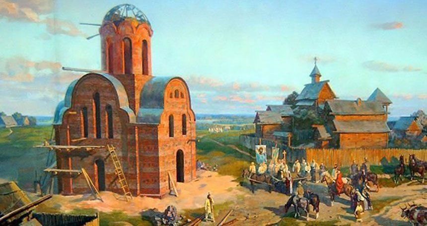 Художня реконструкція давнього Борисполя